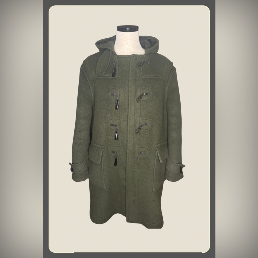 Vintage 1990s Brooks Brothers Hooded Duffle Coat